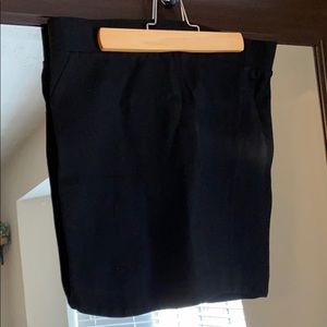 Black Stretch Mini Skirt